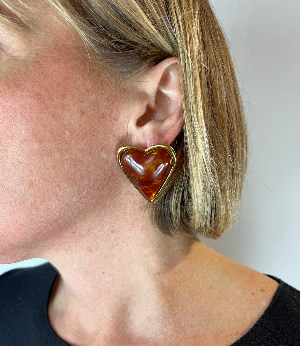 Orecchini Cuore di Pietra