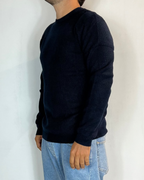 Maglione Girocollo Blu Telamira