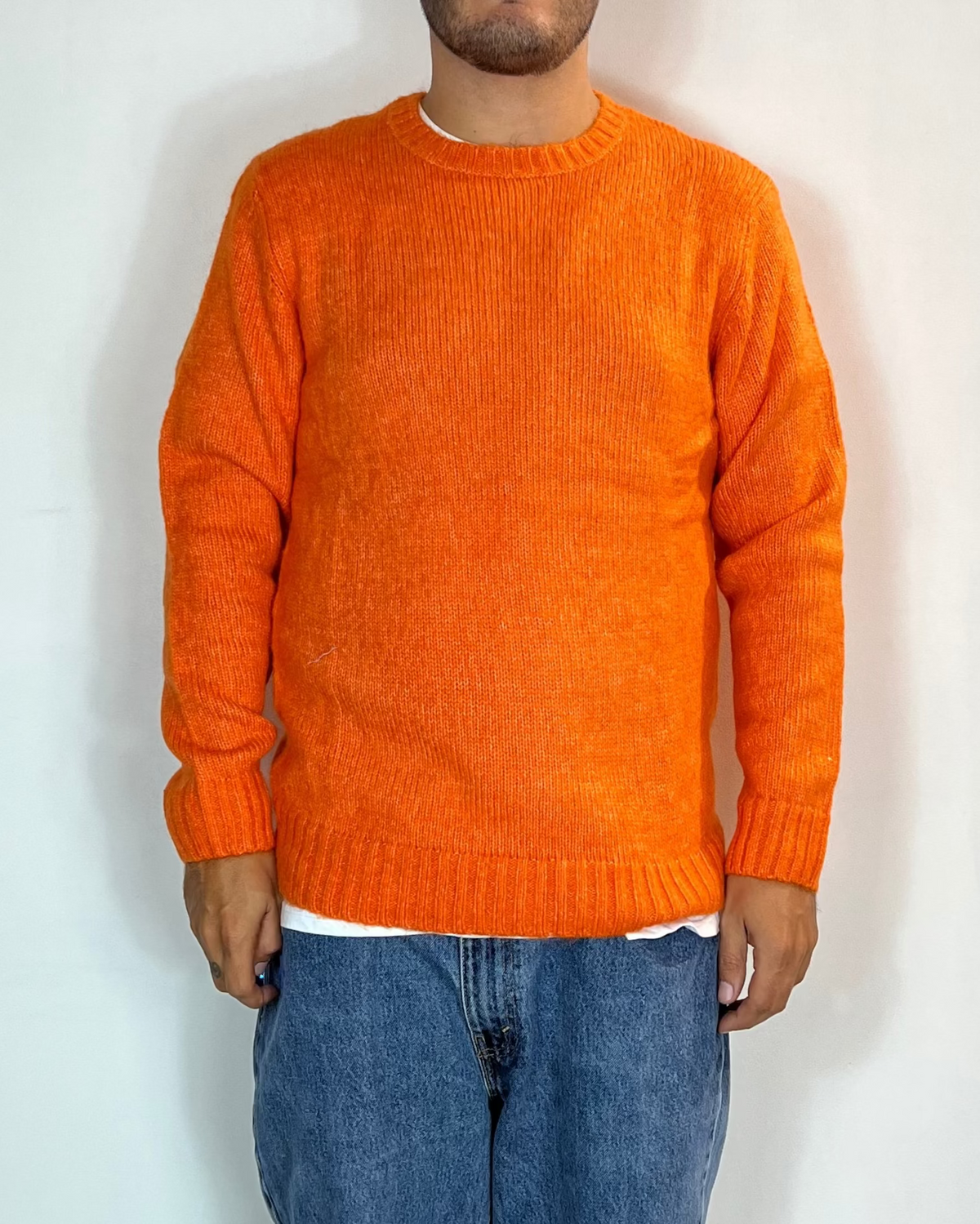 Maglia Girocollo Arancione Over-D