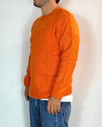 Maglia Girocollo Arancione Over-D