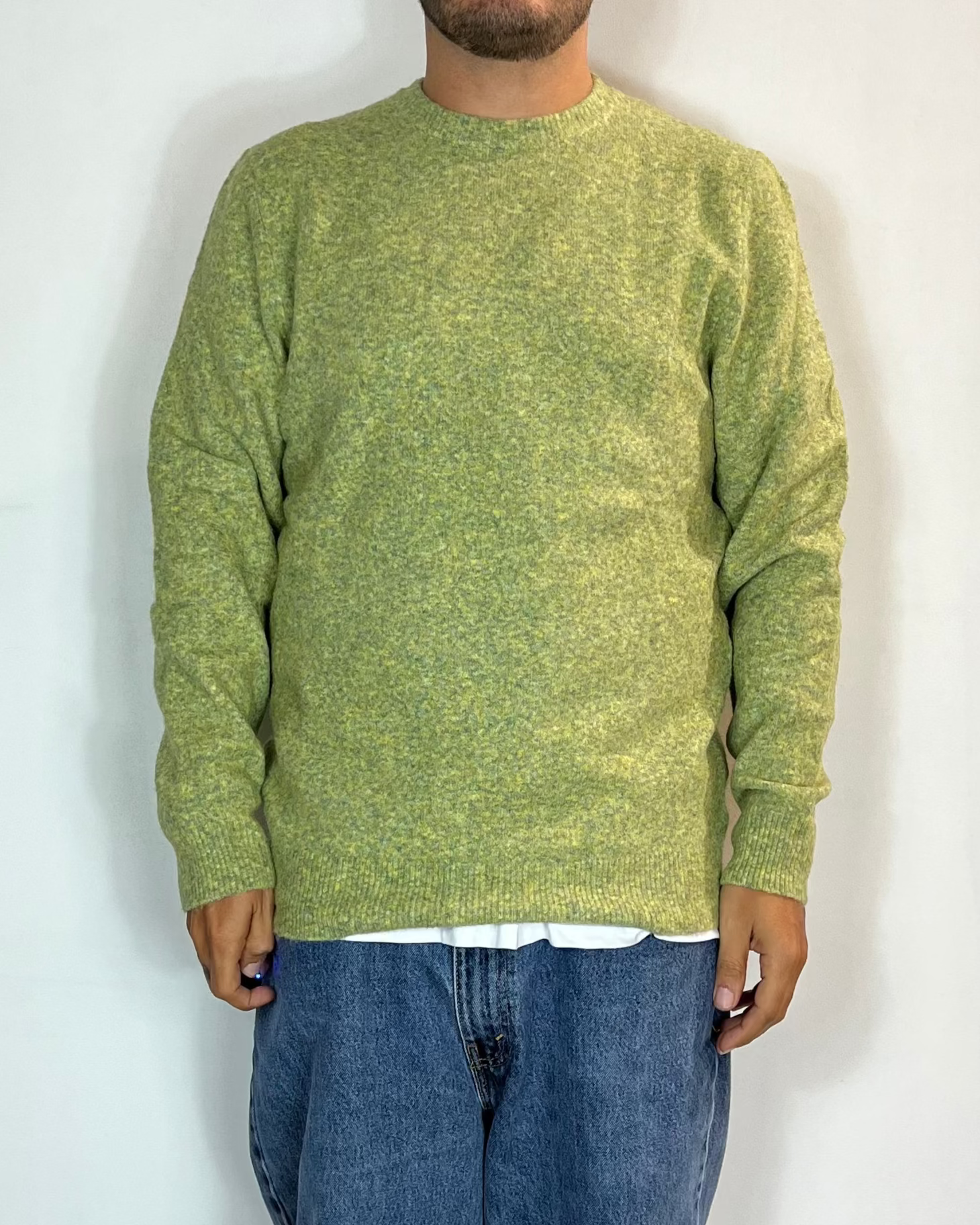 Maglia Girocollo Oliva Over-D