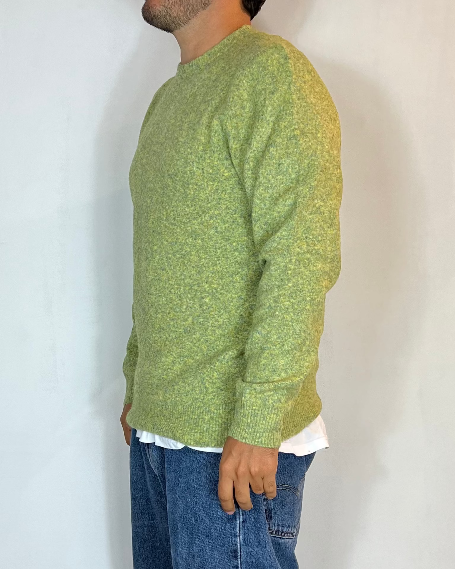 Maglia Girocollo Oliva Over-D