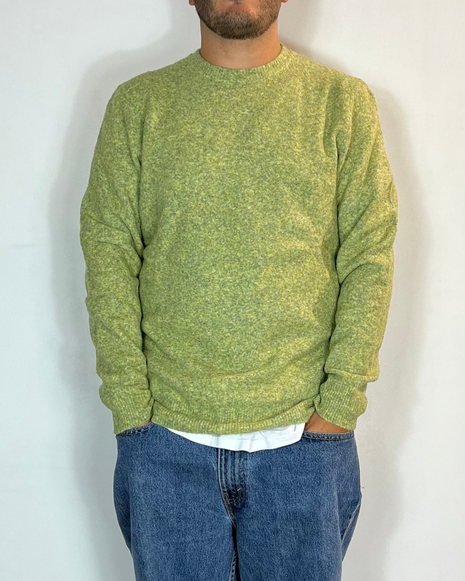 Maglia Girocollo Oliva Over-D