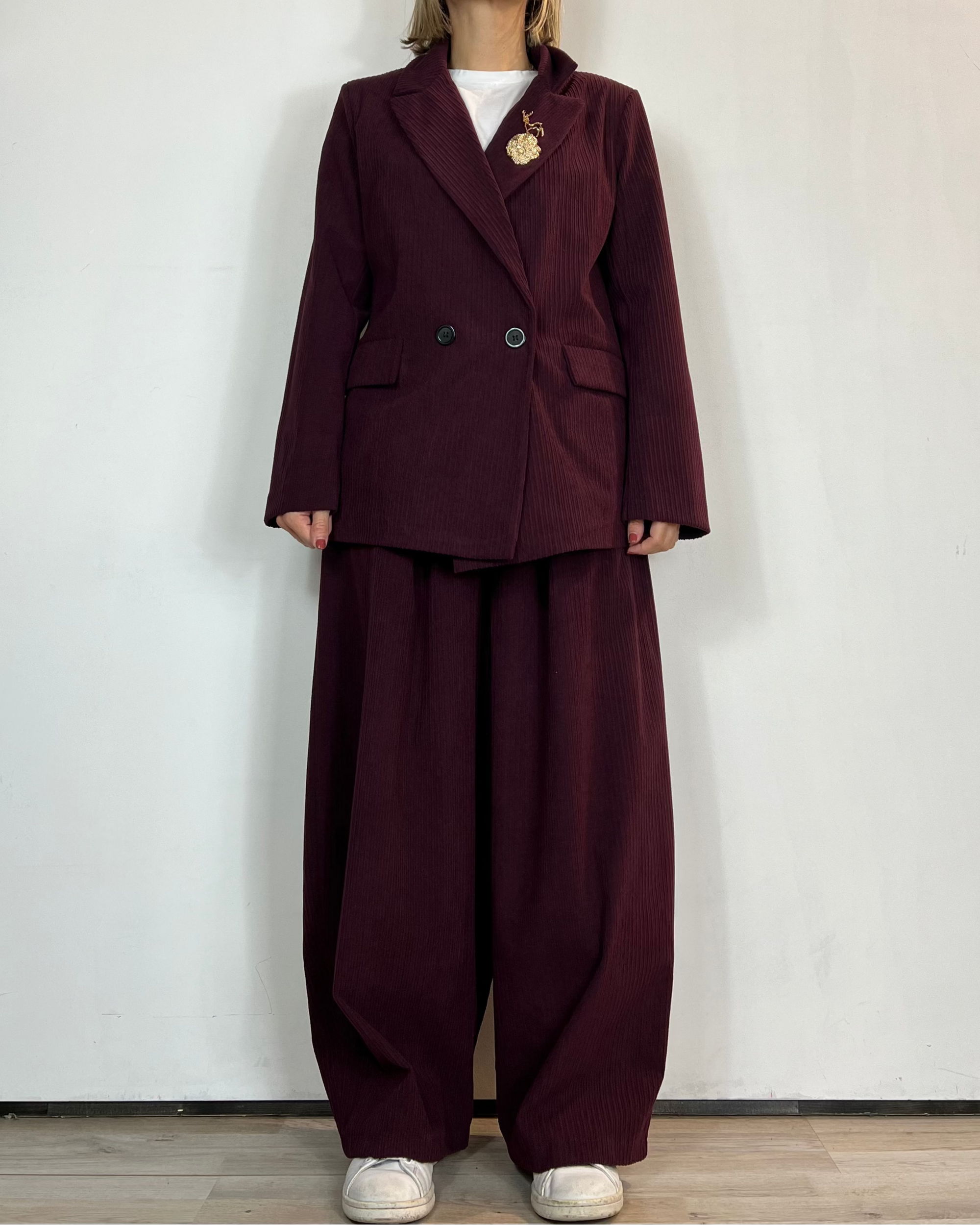 Completo Velluto Bordeaux Moove