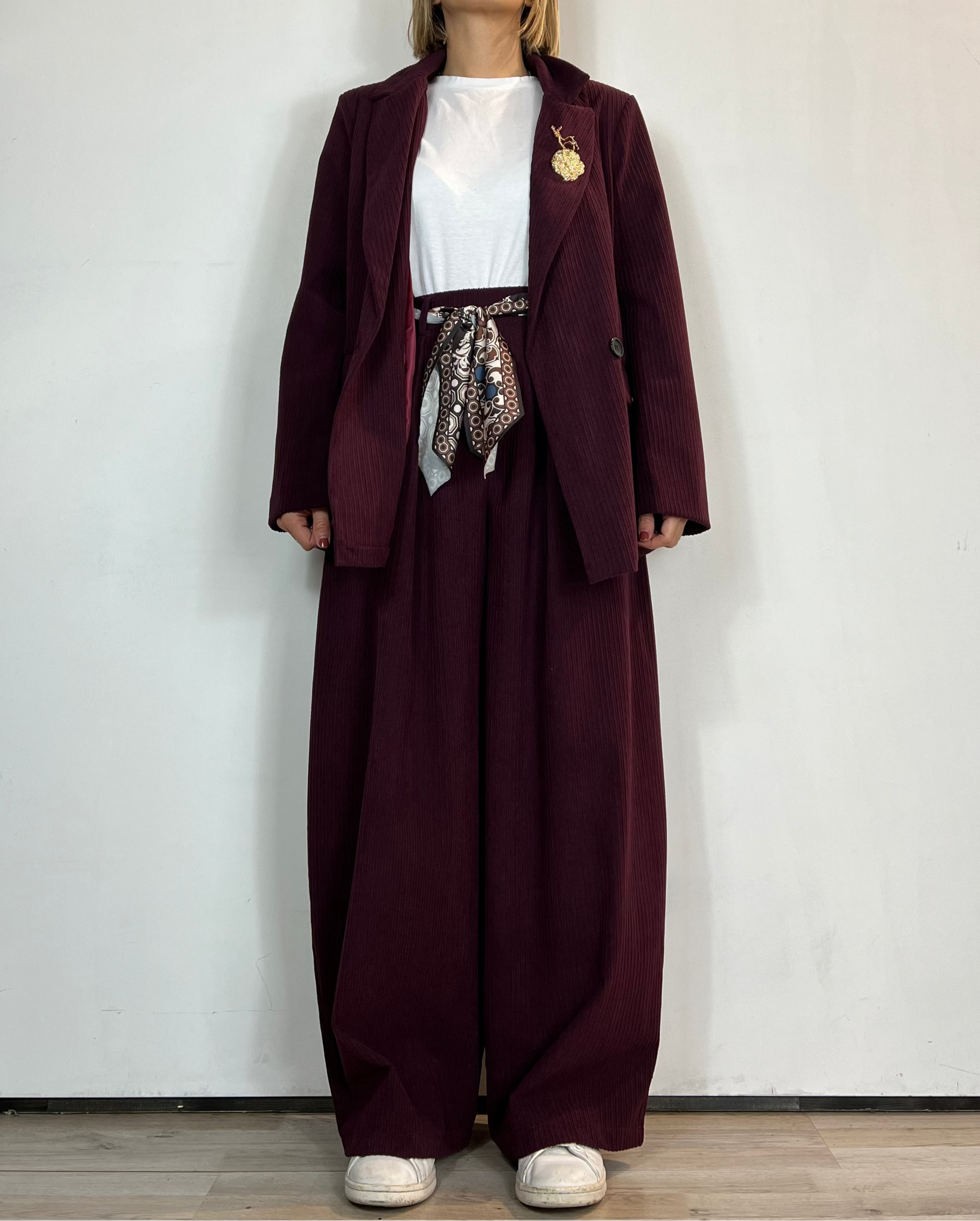 Completo Velluto Bordeaux Moove