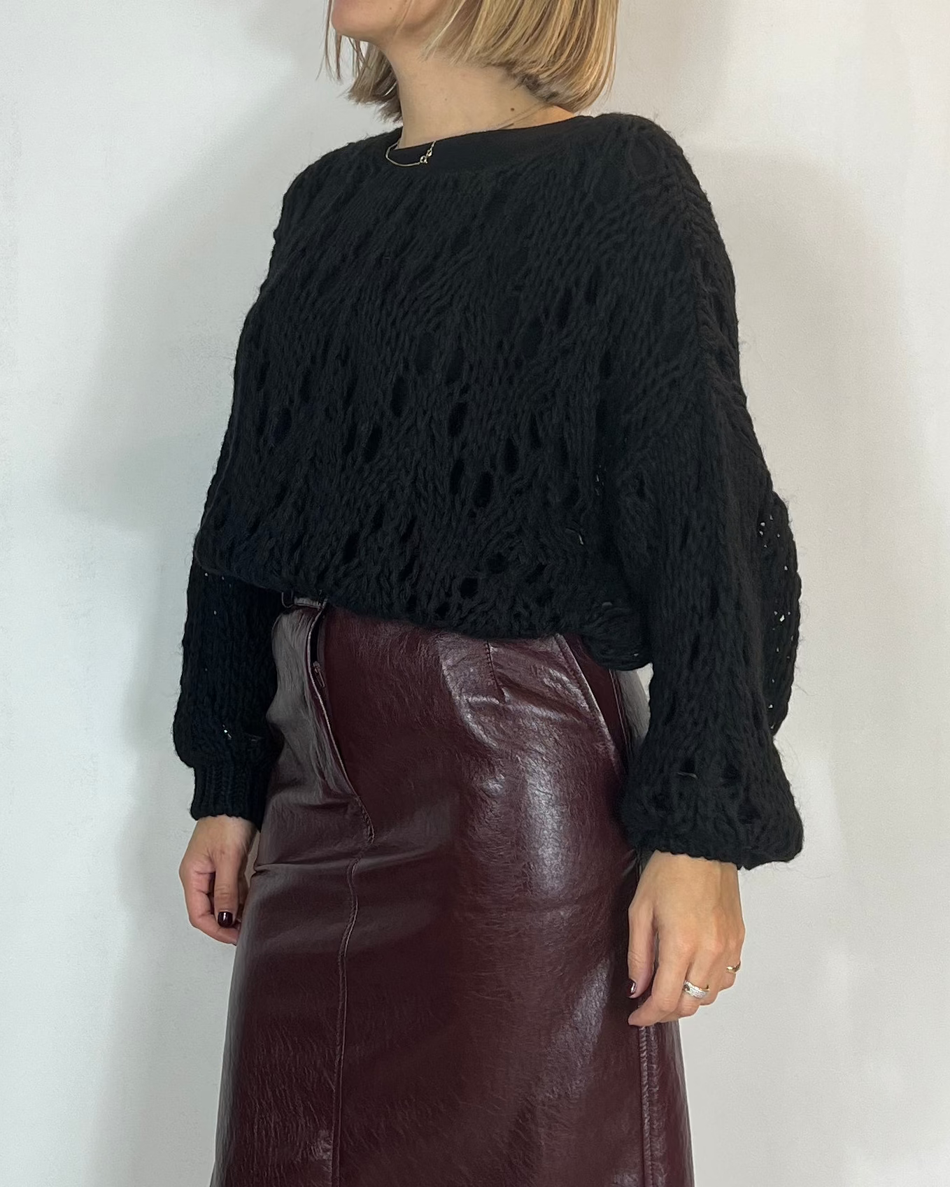 Maglia Lana Traforata Saiph