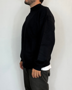 Maglia Lupetto Over Nero Telamira