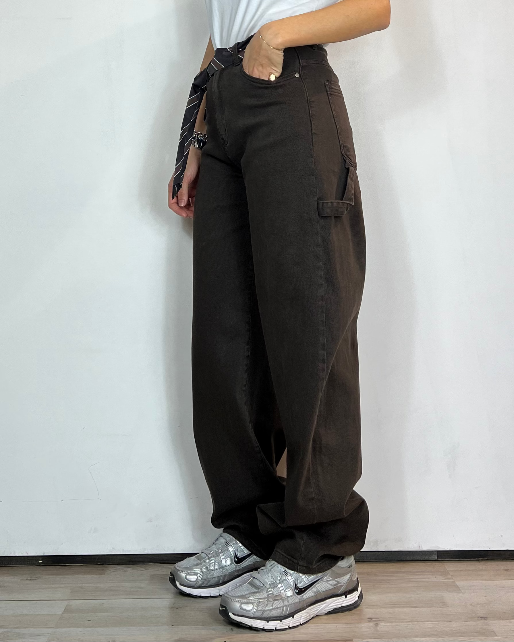 Jeans Worker Marrone Civico Uno