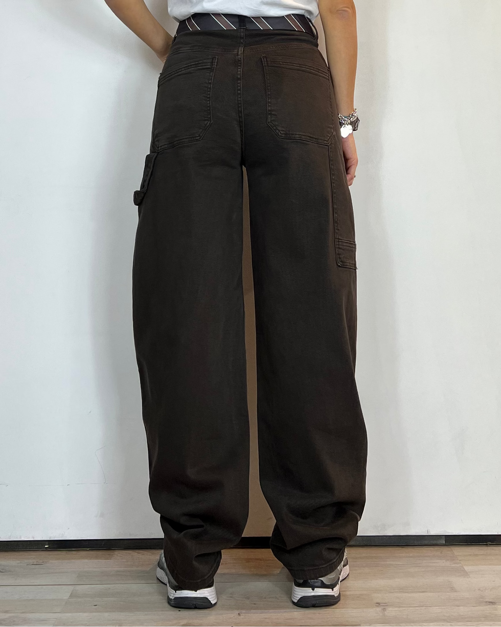 Jeans Worker Marrone Civico Uno