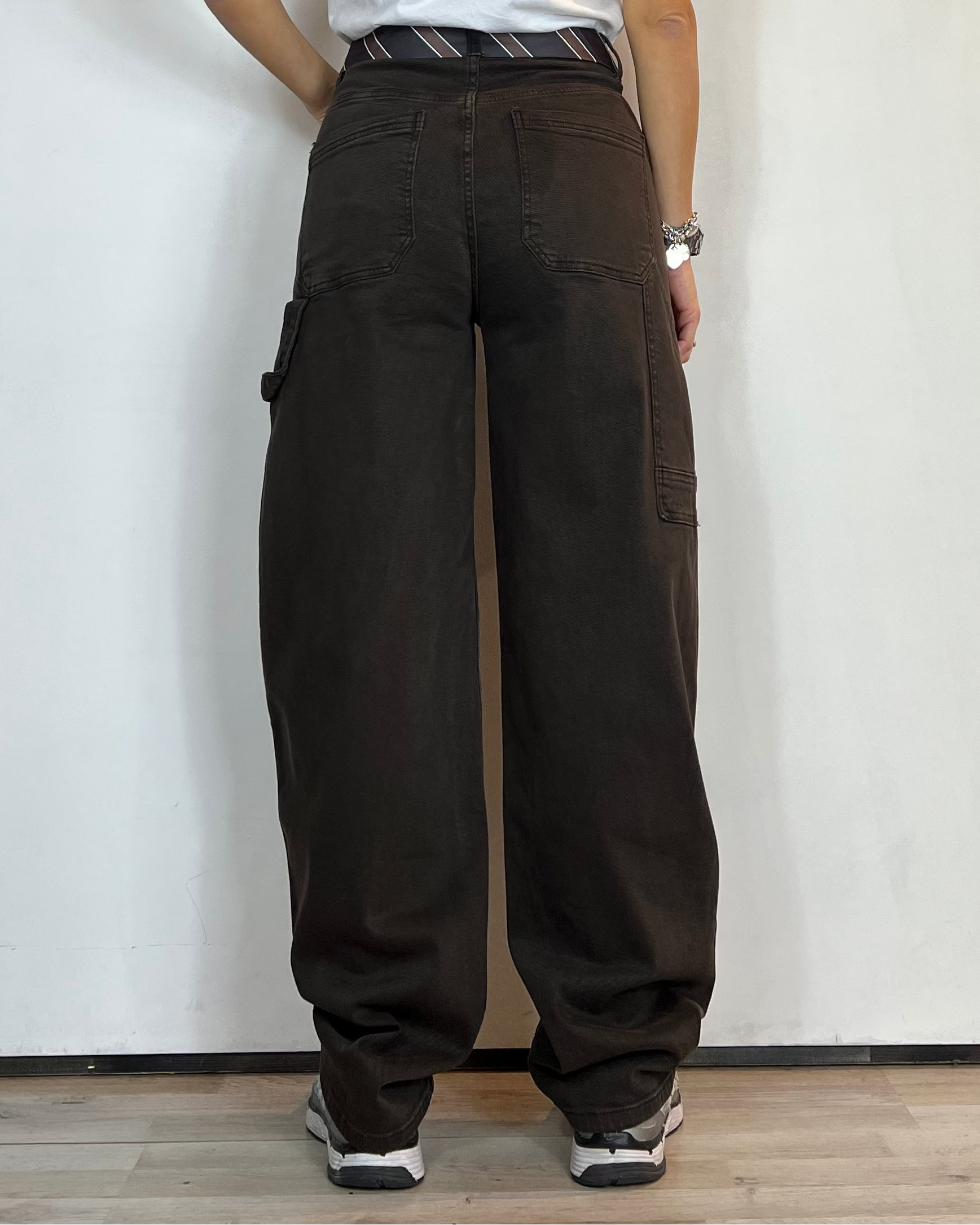 Jeans Worker Marrone Civico Uno