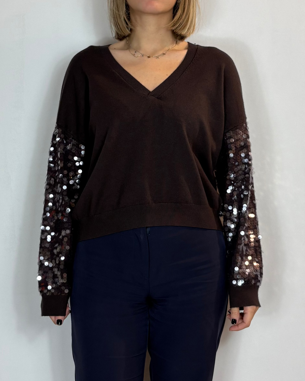 Maglia Pailettes Met