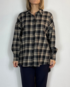 Camicia Flanella Beige Moove