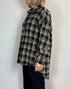 Camicia Flanella Beige Moove