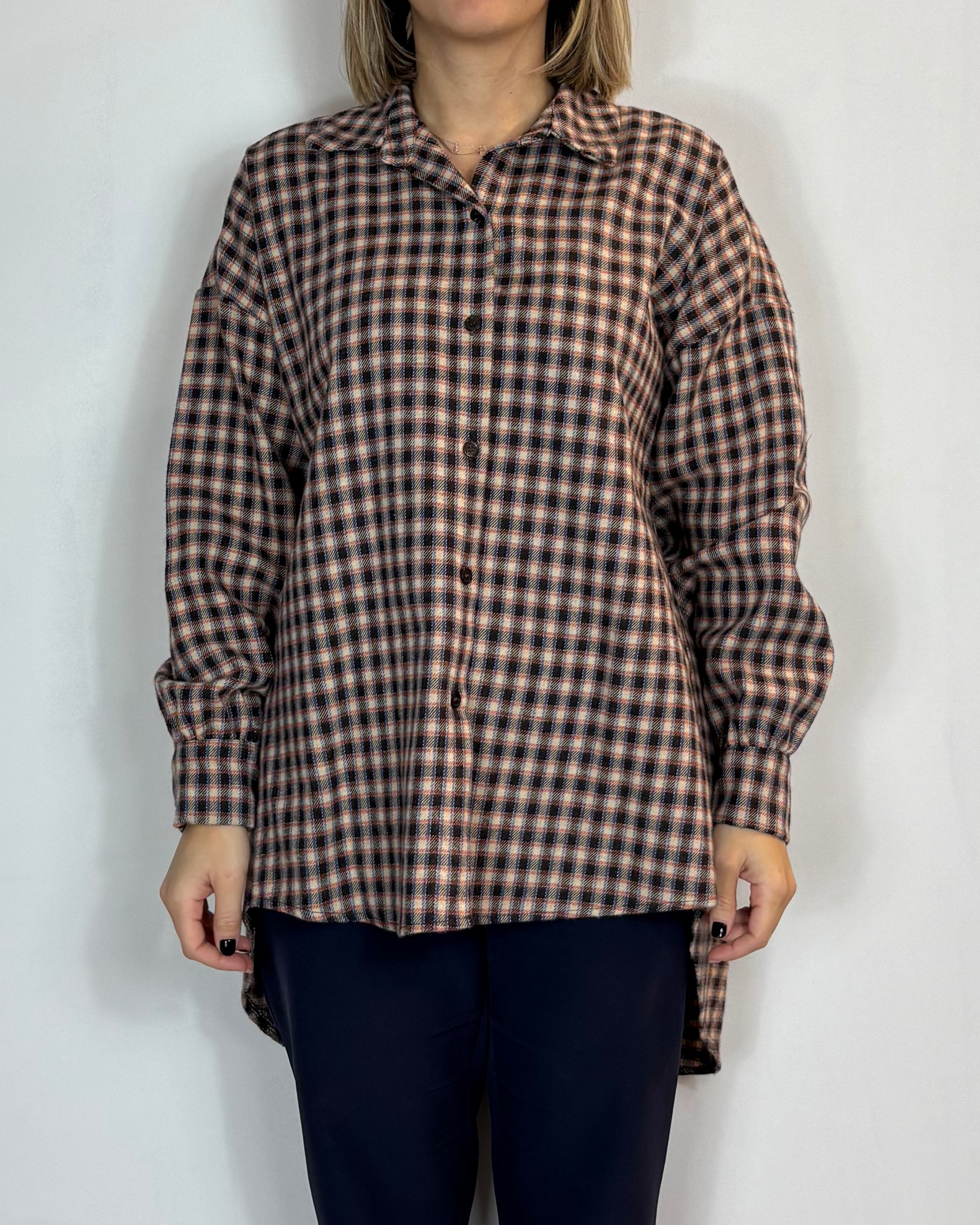 Camicia Flanella Marrone Moove