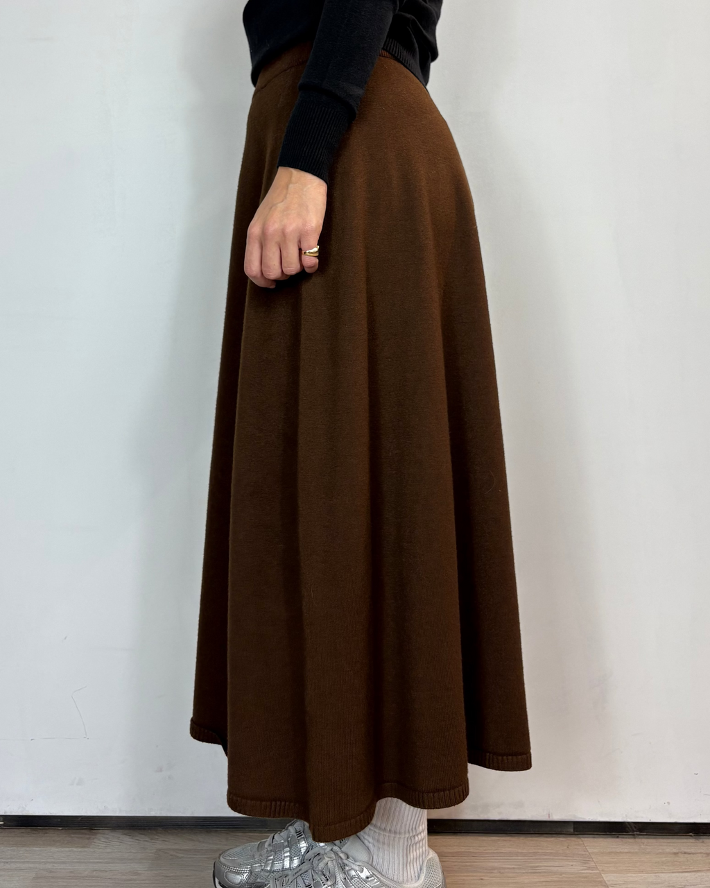 Gonna Viscosa Marrone Moove