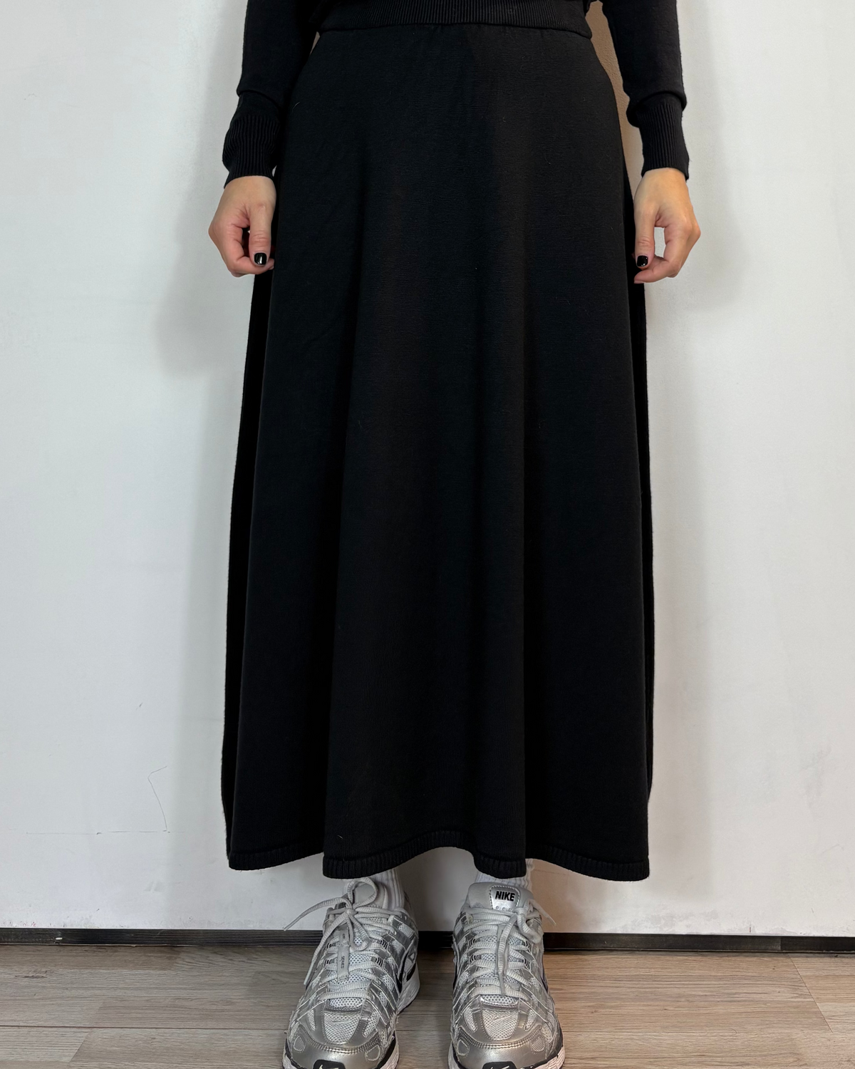 Gonna Viscosa Nera Moove