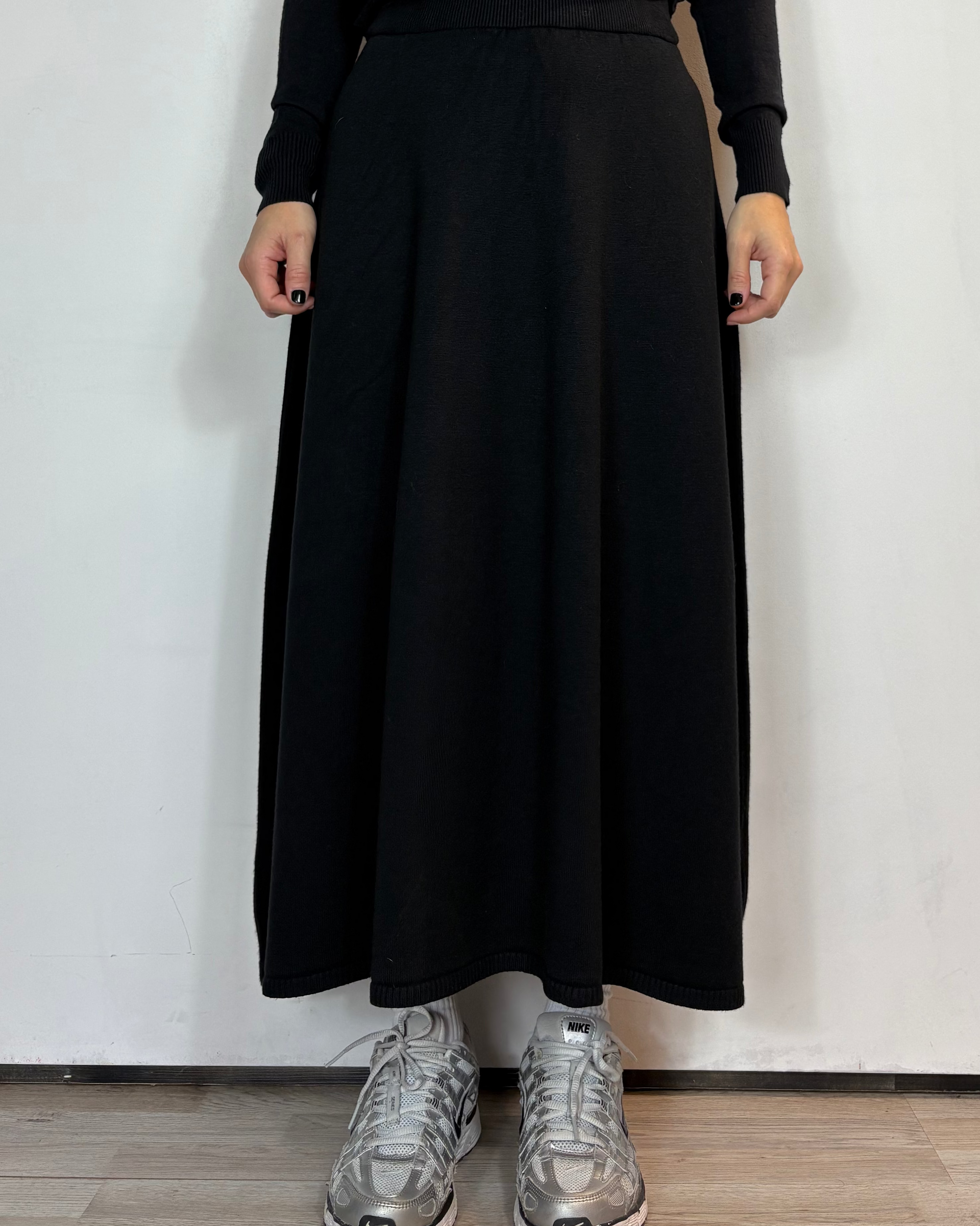 Gonna Viscosa Nera Moove