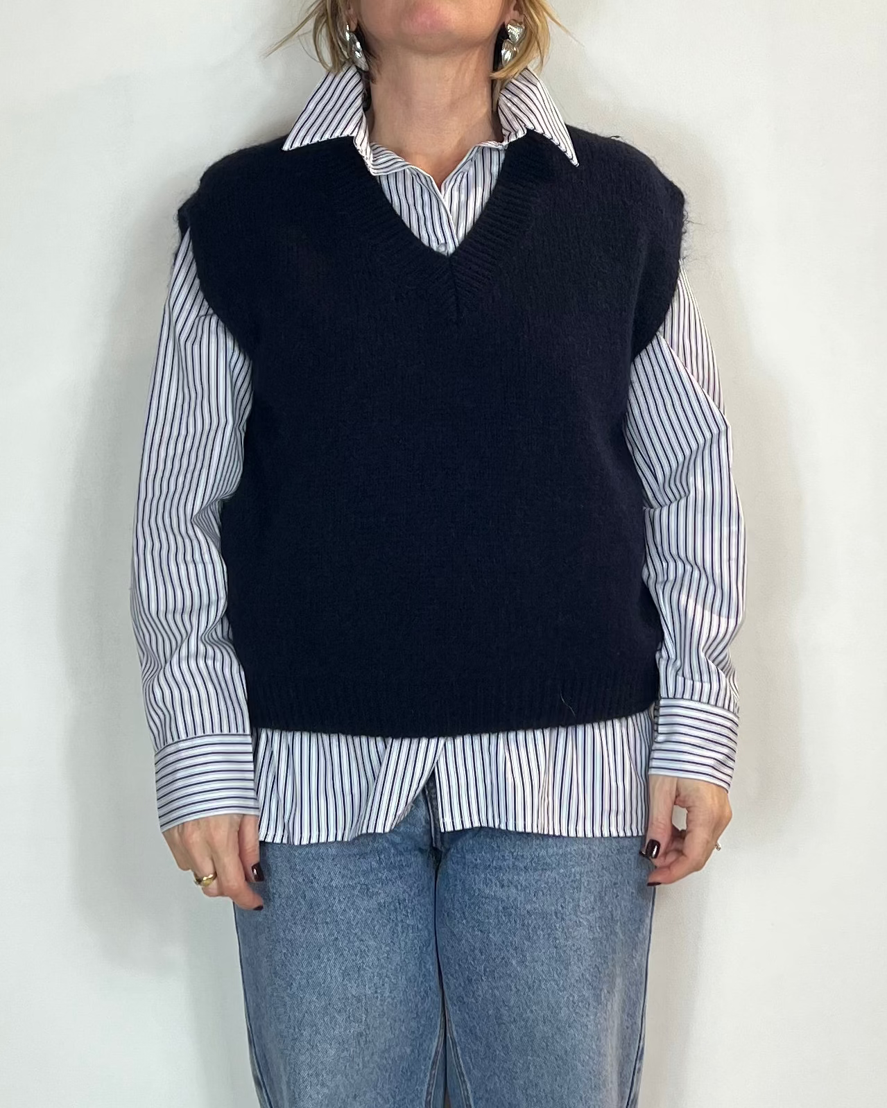 Gilet Mohair Scollo V Moove