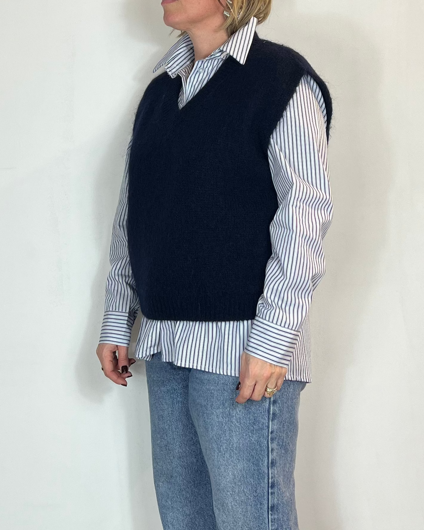 Gilet Mohair Scollo V Moove