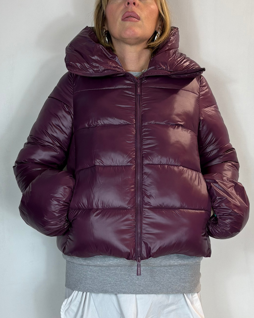 Piumino Corto Collo Cherry Over-D Woman