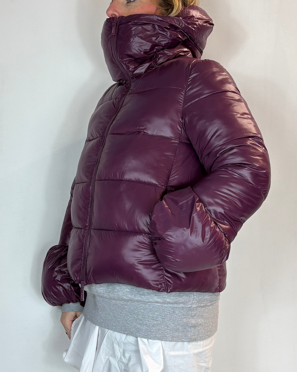 Piumino Corto Collo Cherry Over-D Woman