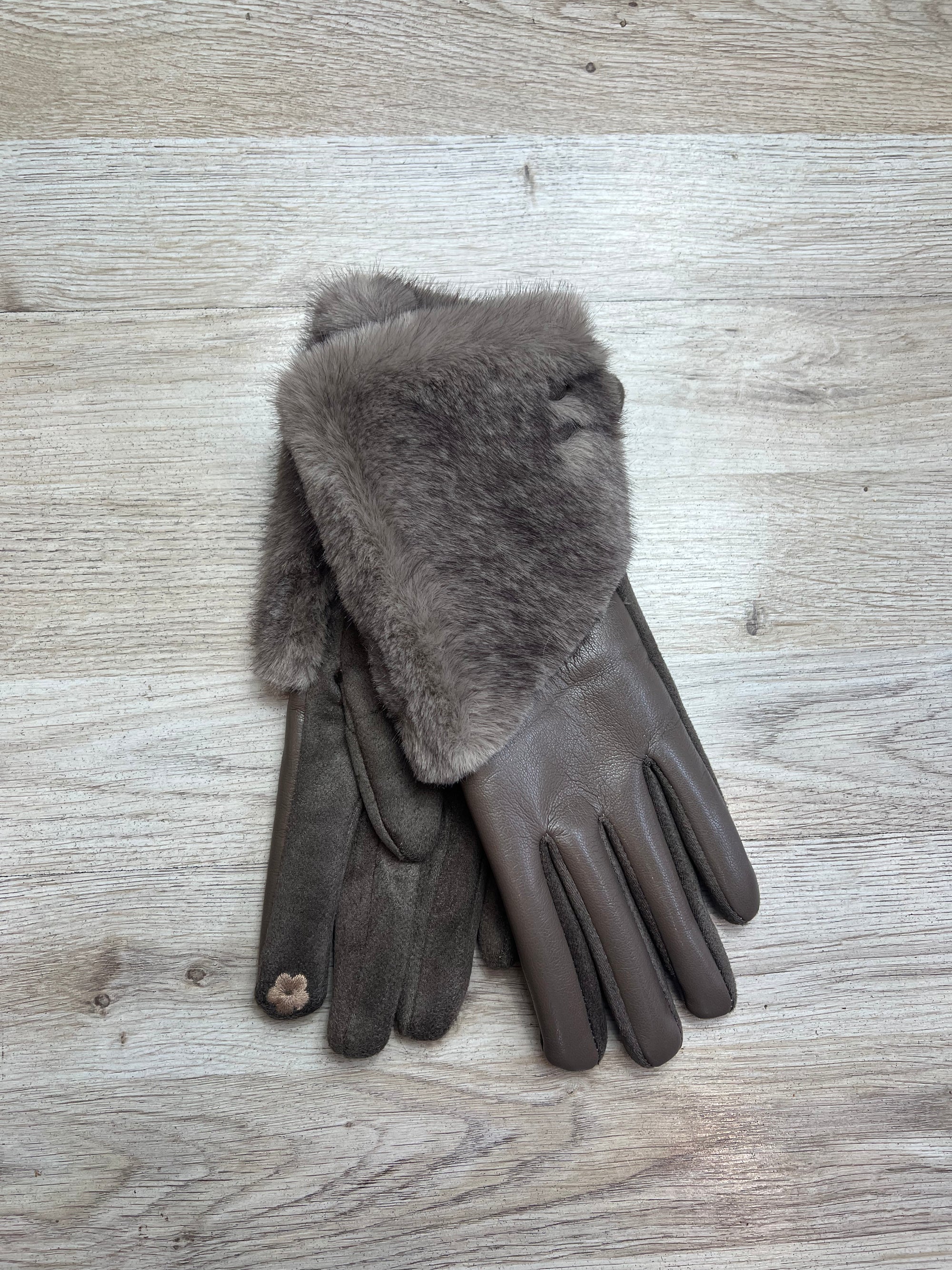 Guanti Ecopelle & Viscosa Moove