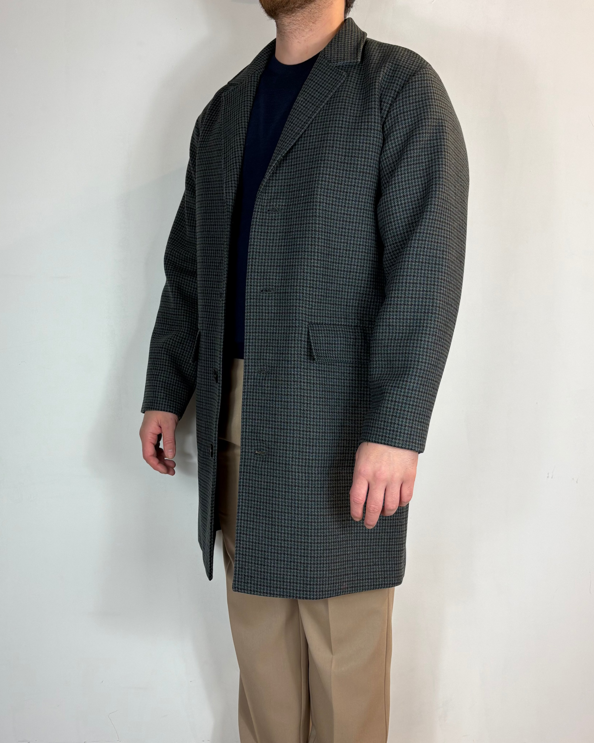 Cappotto Piede De Poulle Colletto Jack&Jones