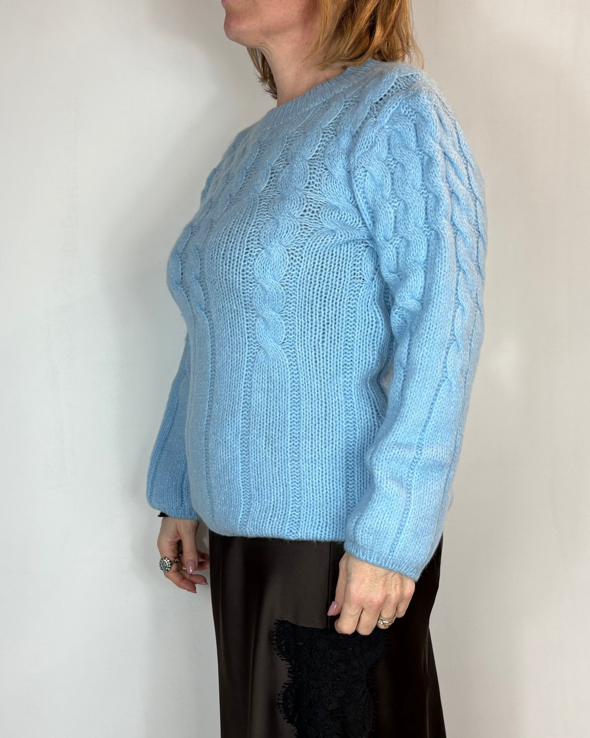 Maglia Celeste Treccia Moove