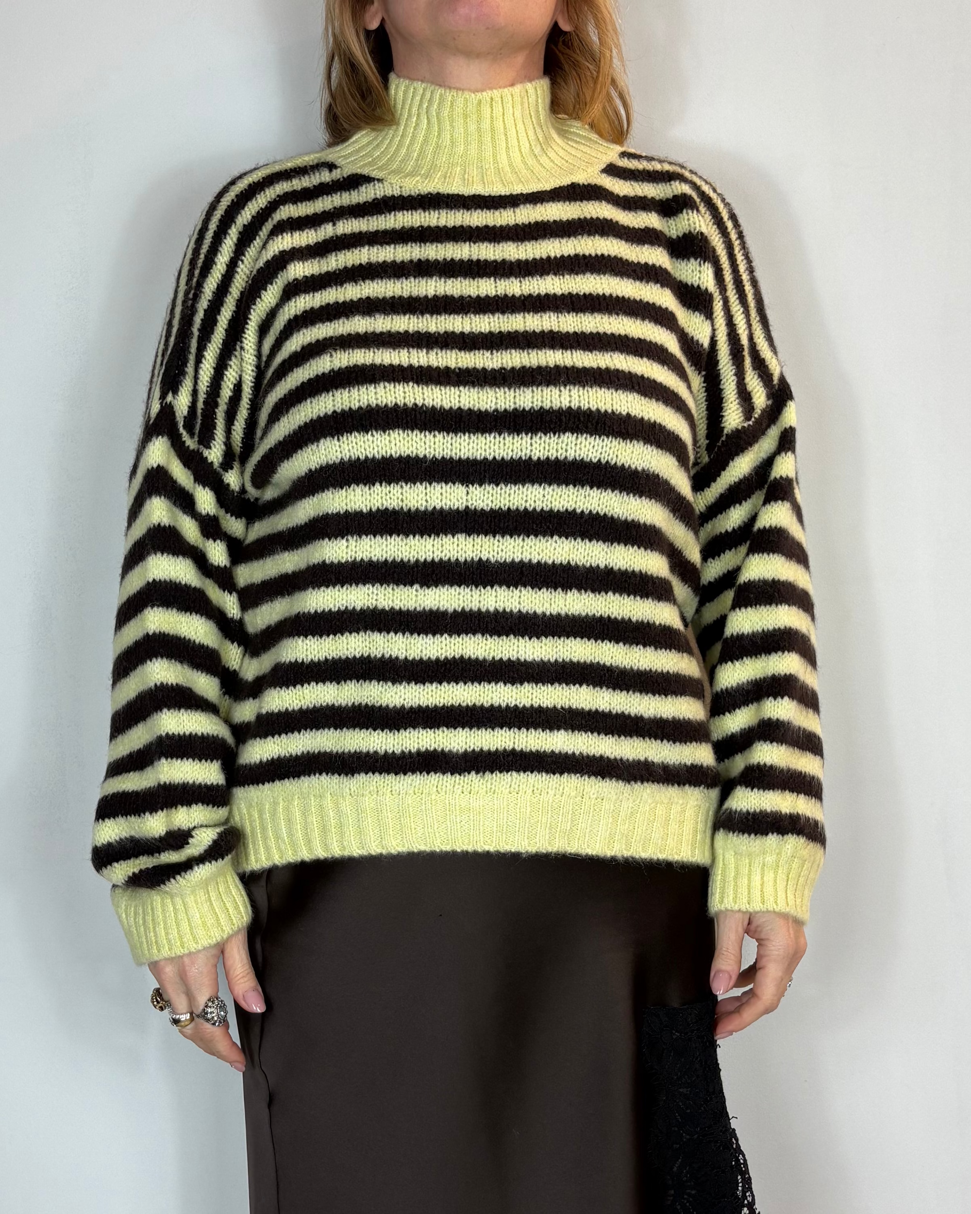 Maglia Lupetto Riga Moove