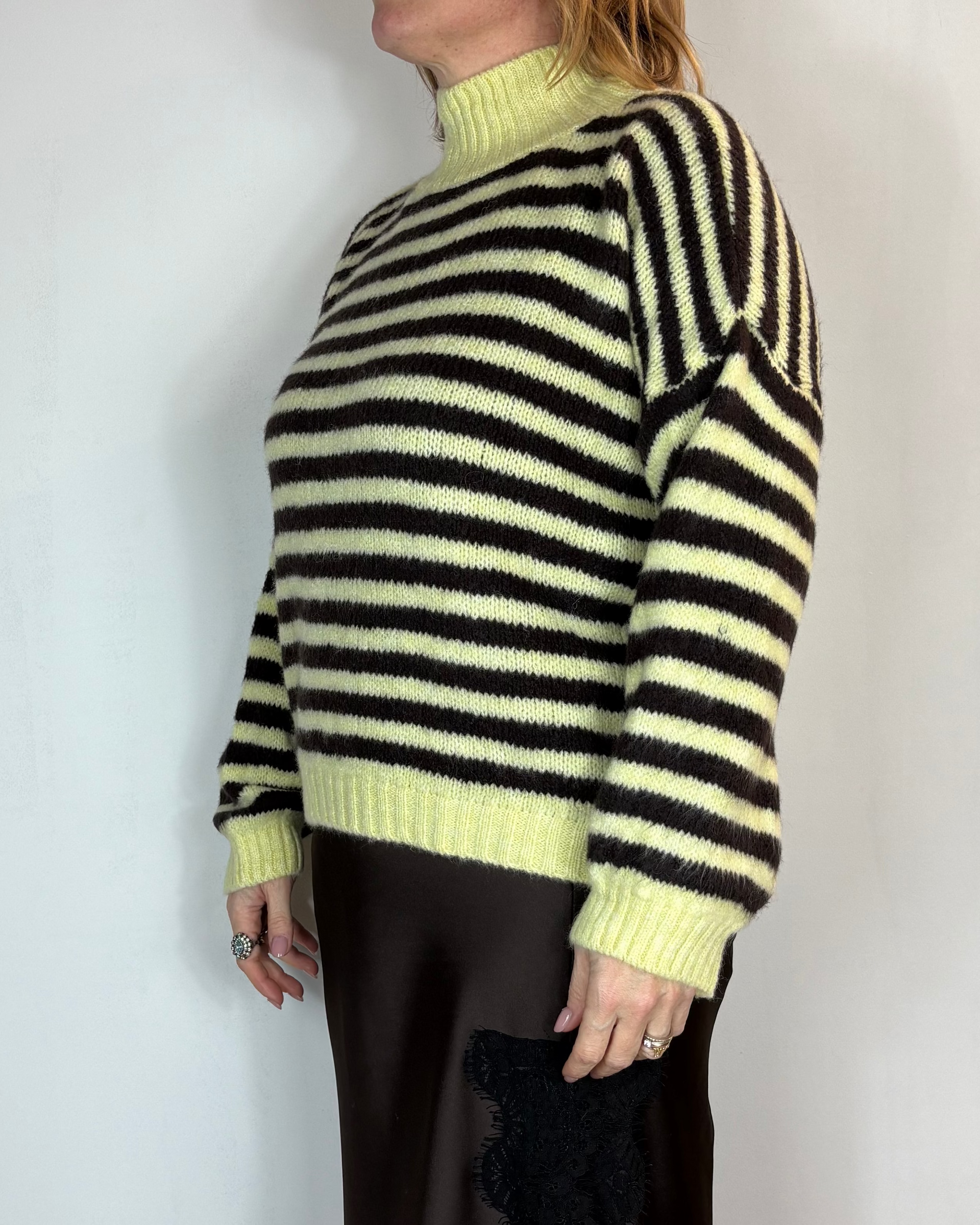 Maglia Lupetto Riga Moove