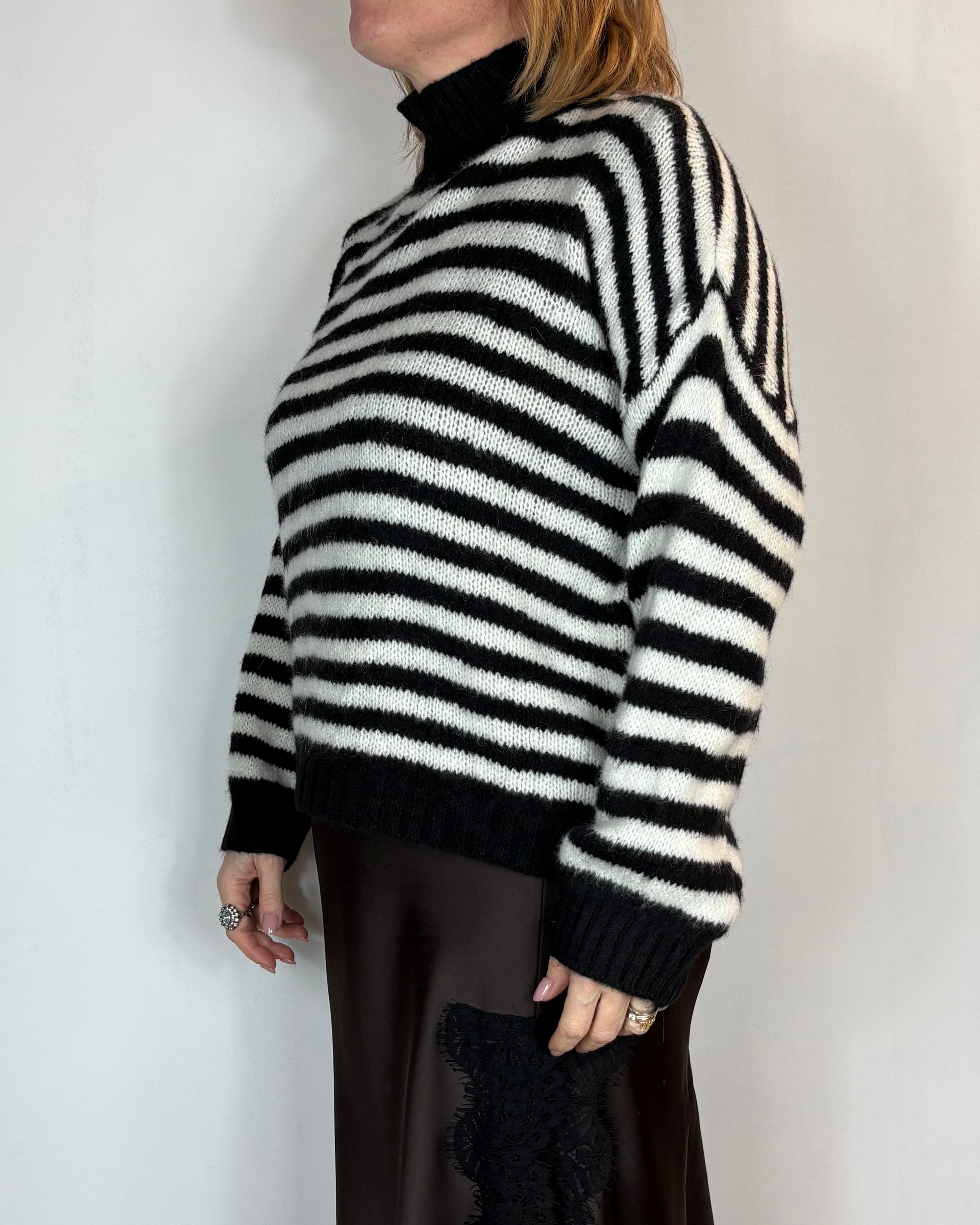 Maglia Lupetto Riga Moove