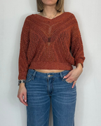 Maglia Scollo V Lurex Gianni Lupo Woman