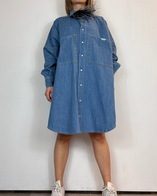 Abito Camicia Denim Over-D Woman