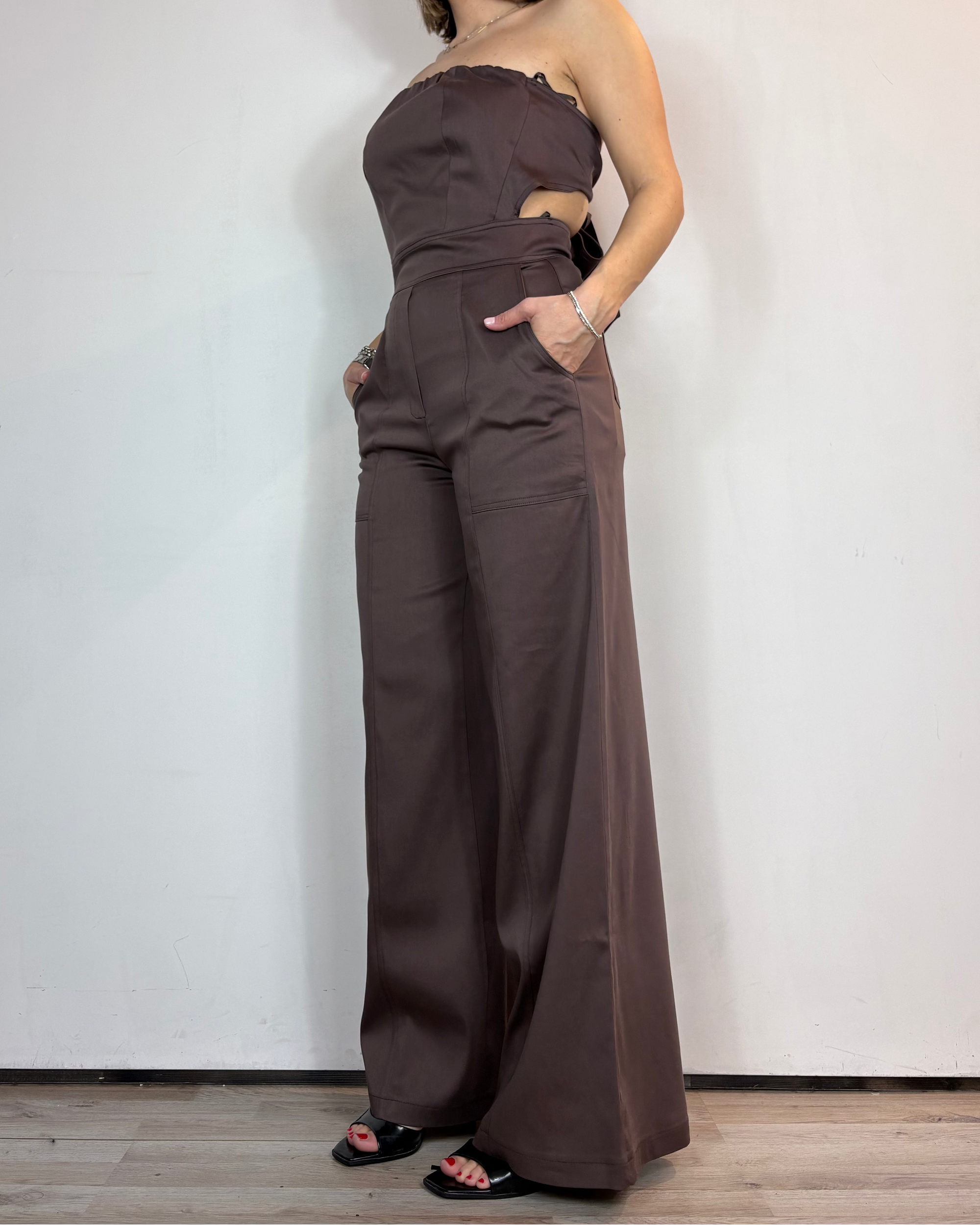 Tuta Fiocco Cocoa Over-D Woman