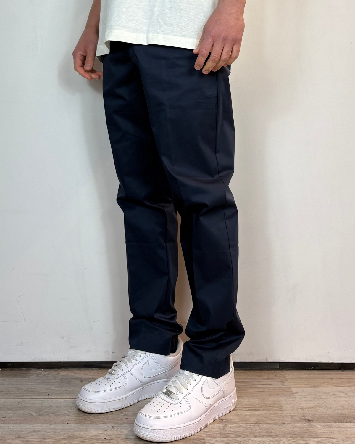 Pantalone Chino Tessuto Tecnico Blu Telamira