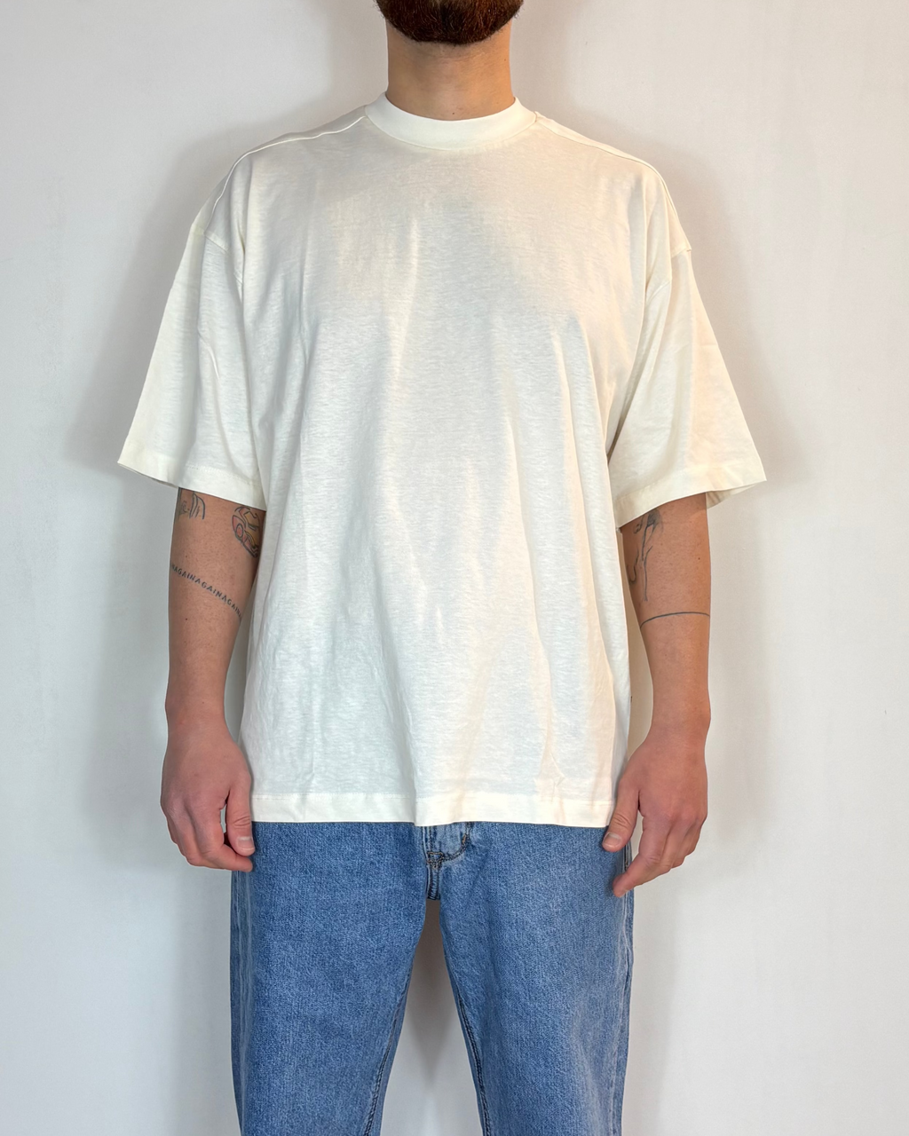 T-shirt Over Panna Over-D