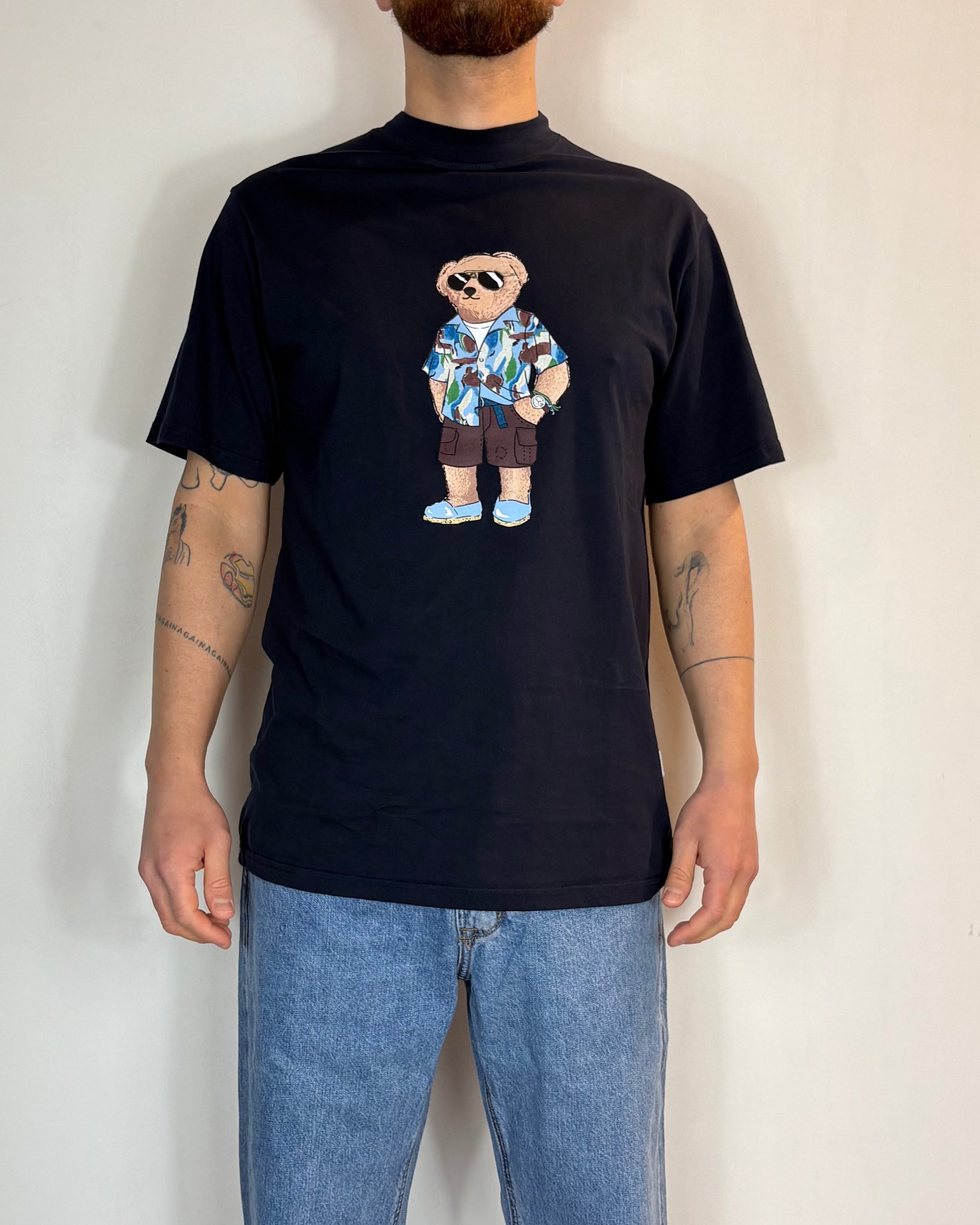 T-shirt Orso Blu Over-D