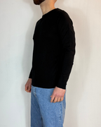 Maglioncino Paricollo Nero Over-D