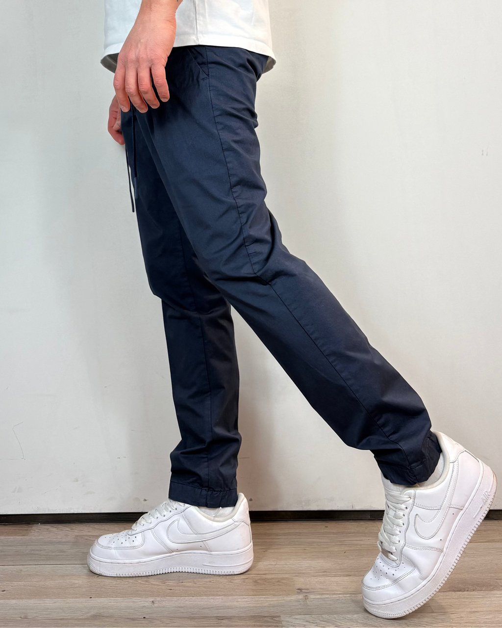 Pantalone Chino Pince Blu Over-D