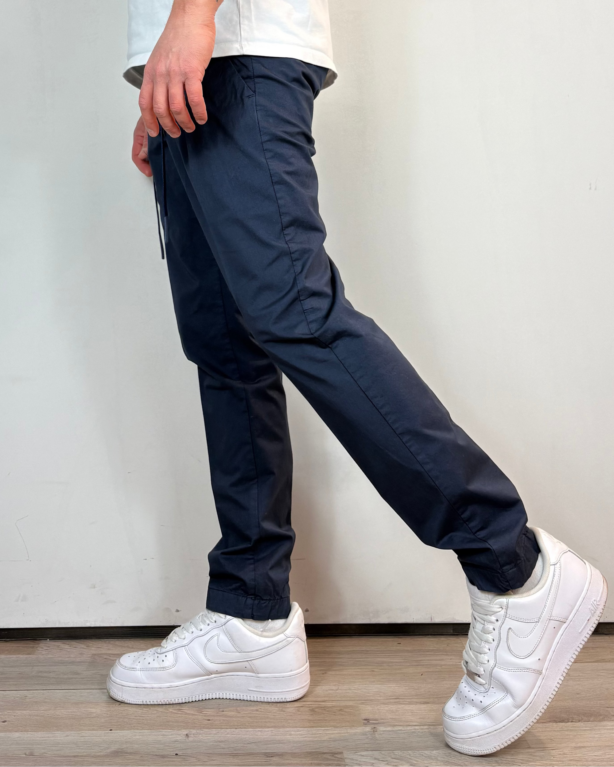 Pantalone Chino Pince Blu Over-D