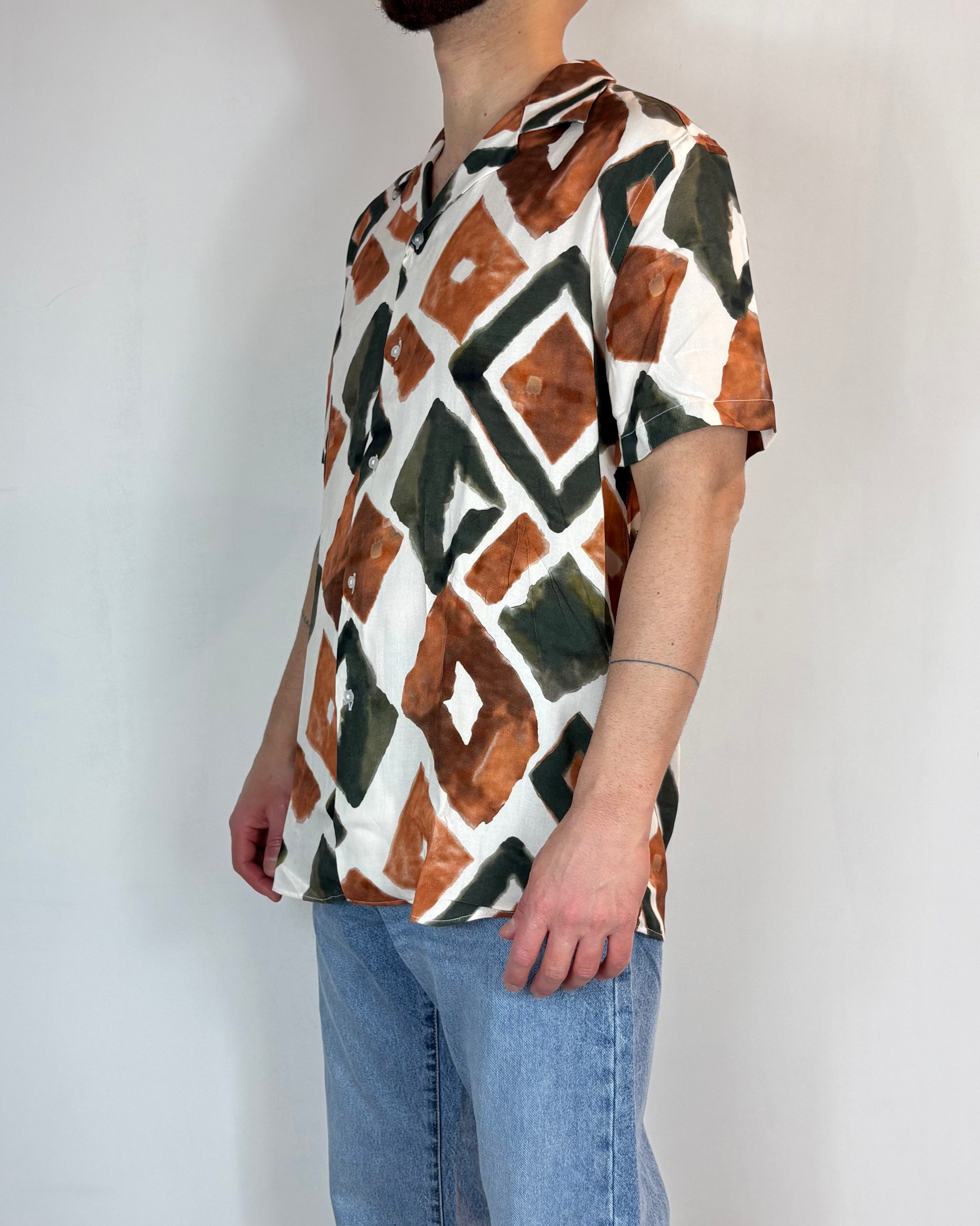 Camicia Mezza Manica Maori Telamira