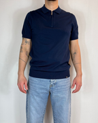 Polo Mezza Manica Con Zip Telamira