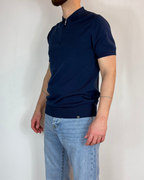 Polo Mezza Manica Con Zip Telamira