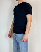 Maglia Mezza Manica Paricollo Triangolo Blu Telamira