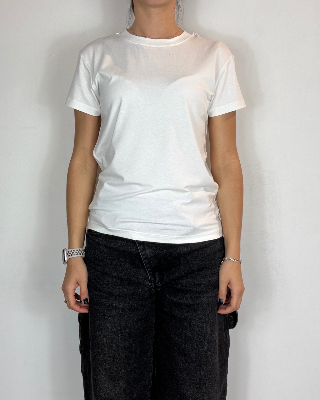 T-shirt Viscosa Panna Olivia Grey