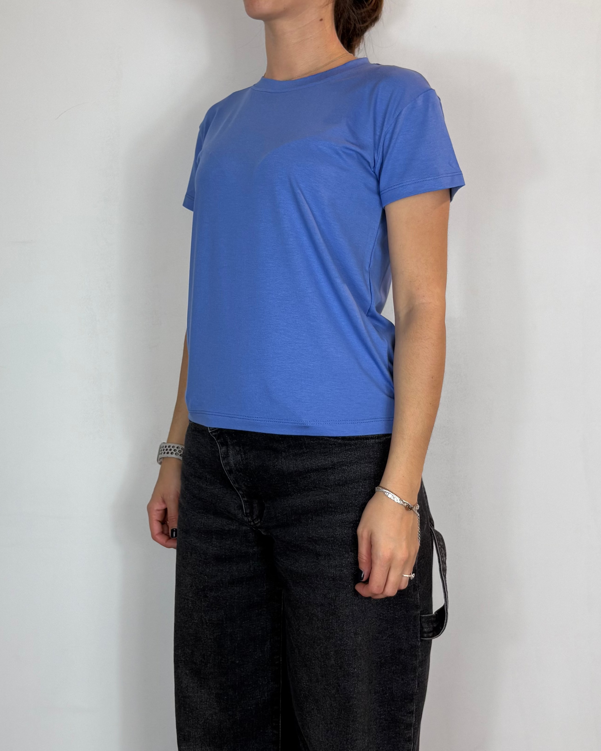 T-shirt Viscosa Cobalto Olivia Grey