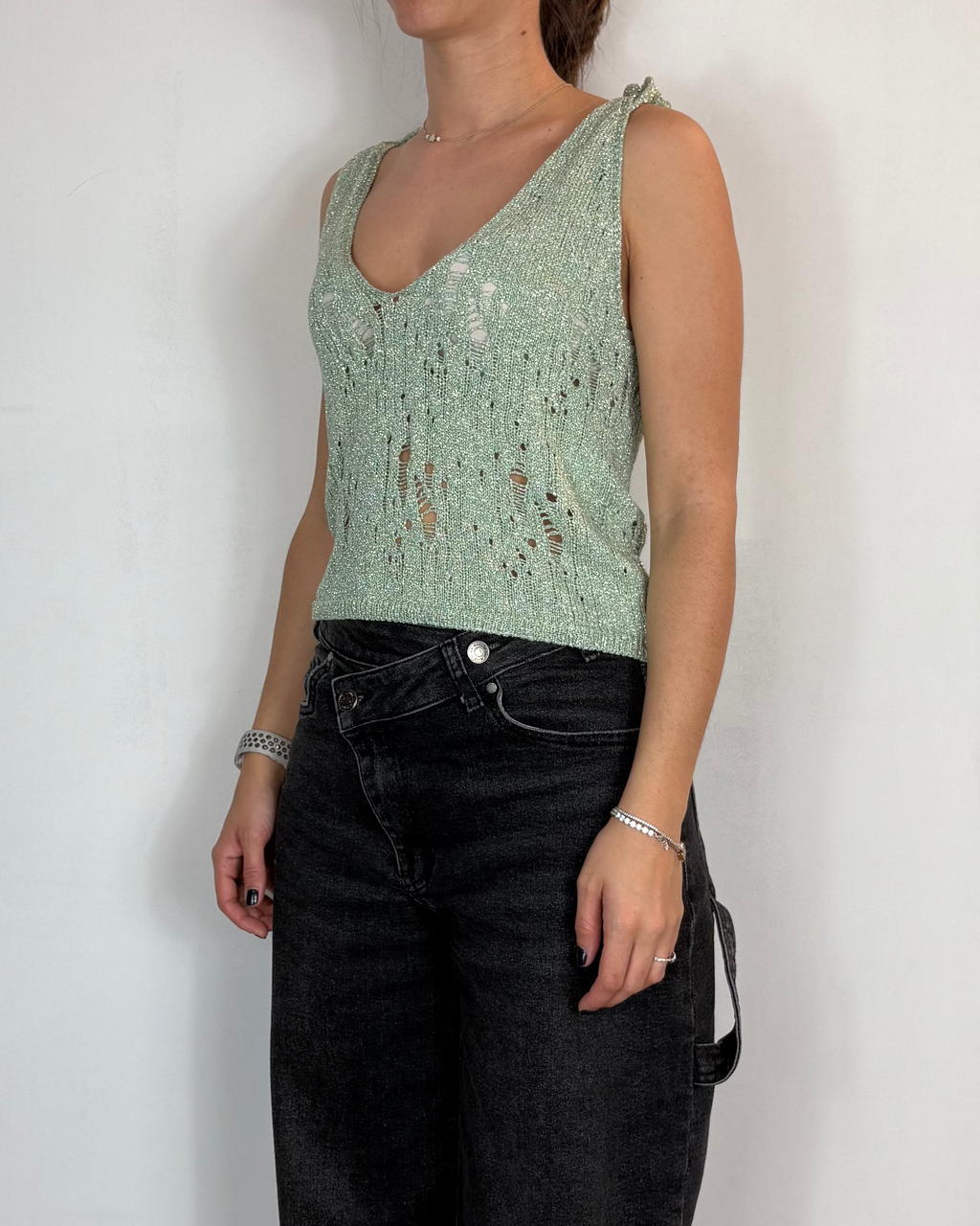 Canotta Lurex Over-D Woman