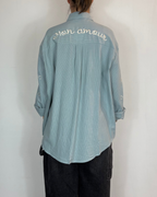 Camicia Cuori Turchese Civico Uno