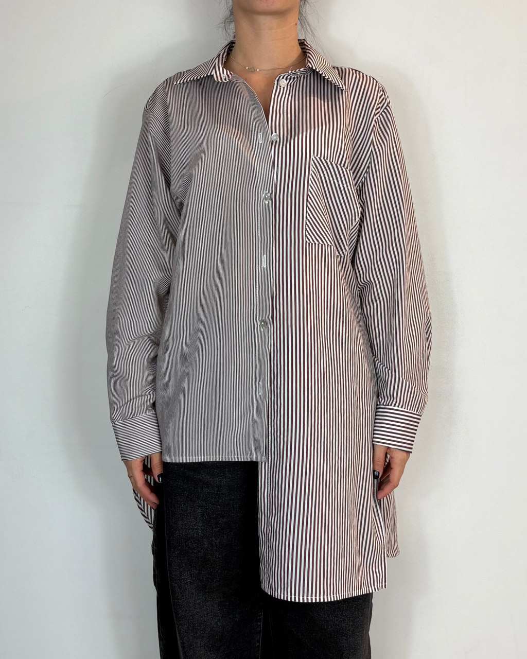 Camicia Over Riga Civico Uno