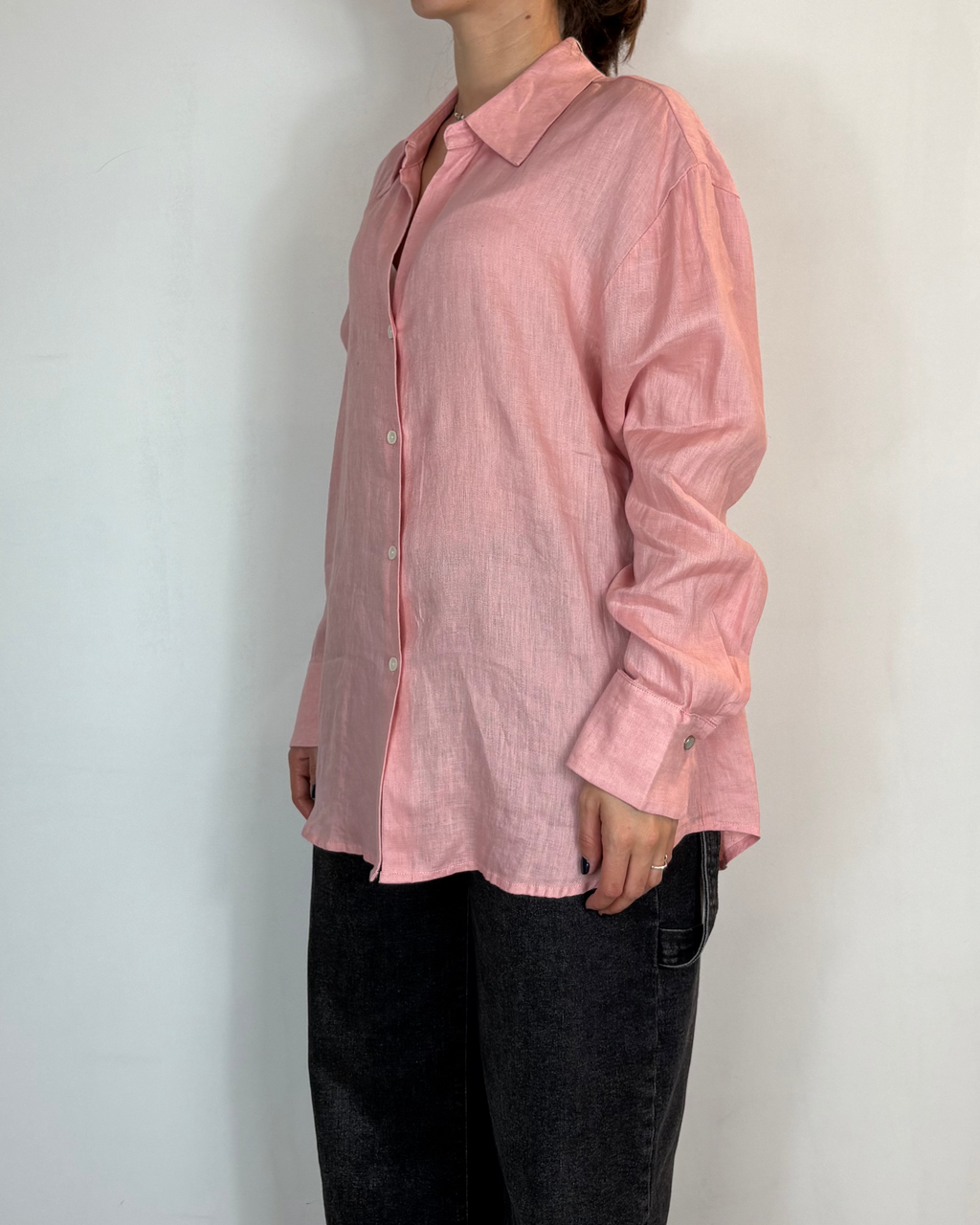 Camicia Lino Rosa Gianni Lupo Woman